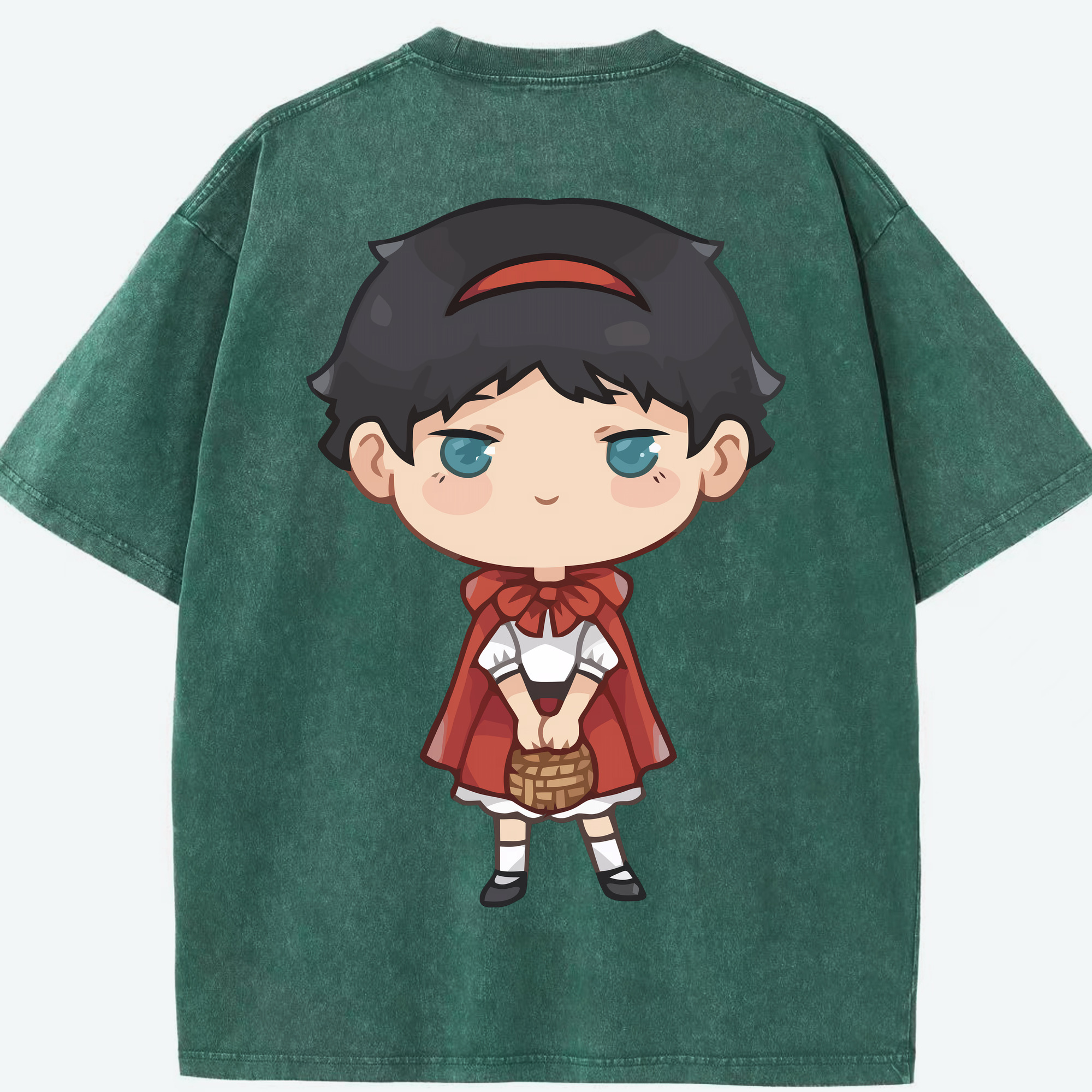 （画像用） ハイキュー!! Haikyu!! 綿100% ヴィンテージ風 半袖Tシャツ（背面プリント）